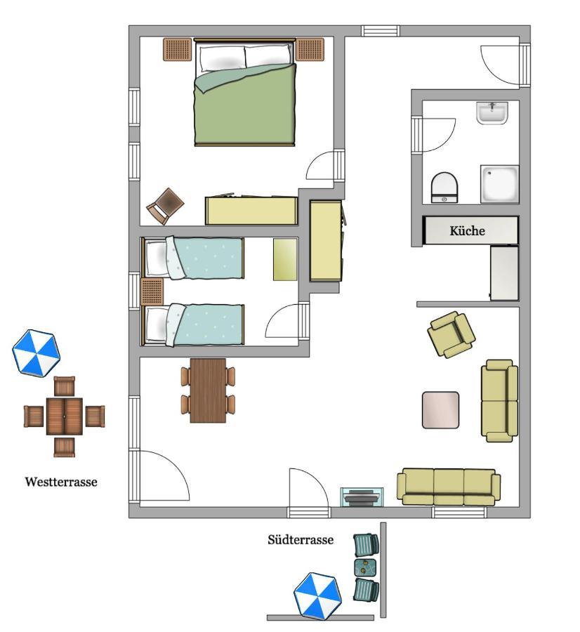 Haus Seeschwalbe Ferienwohnungen 奥斯特巴德·哥伦 外观 照片